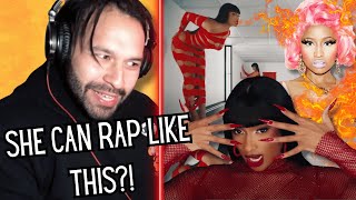 MEGAN DISSED NICKI HISS Reaction  Megan Thee Stallion [upl. by Sukin]