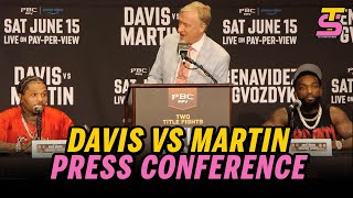 Gervonta Davis vs Frank Martin FULL Press Conference [upl. by Faso]