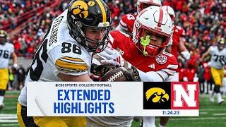 No 17 Iowa at Nebraska Extended Highlights I CBS Sports [upl. by Hara518]