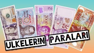 ÜLKELERİN PARALARI  KOMİK VE SIRADIŞI PARALAR [upl. by Nabla683]