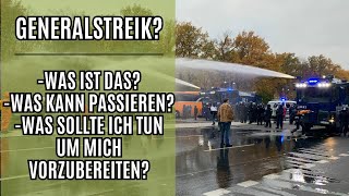 Generalstreik in Deutschland Januar 2024 Ausfall der kritischen Infrastruktur  Krisenvorsorge [upl. by Notnad]