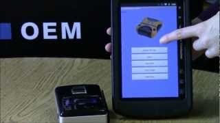 SMS200 And SMS300 Mobile Receipt Printer [upl. by Enyahs]