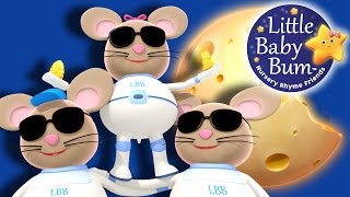 Three Blind Mice  Nursery Rhymes for Babies by LittleBabyBum  ABCs and 123s [upl. by Warwick]