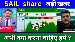 SAI share latest news today Sail share news today Target price Tomorrow buy or sell  Stock news [upl. by Hassadah]