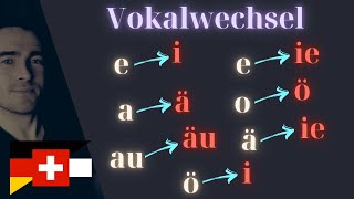 Verben mit Vokalwechsel im Präsens  A1 A2 B1 B2 [upl. by Hocker882]