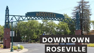 Driving Around Downtown Roseville CA [upl. by Tnafni]