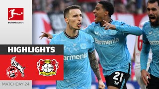 Leverkusen Unstoppable  1 FC Köln  Bayer 04 Leverkusen 02  Highlights  MD 24 – Bundesliga [upl. by Garner]