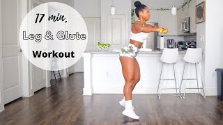 17 min Intense Leg amp Glute Workout  no equipment needed [upl. by Fidelio]