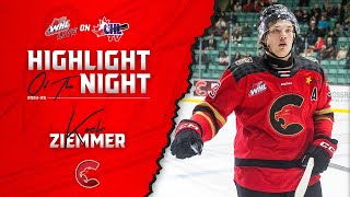 WHL Highlight of the Night  Koehn Ziemmer stays hot [upl. by Ifen]