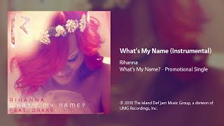 Rihanna  Whats My Name Instrumental [upl. by Nilra]