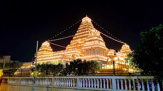 Chattarpur Mandir Decorated with Lights in Navratri 2022  Chattarpur Mandir  Creative ManiacDelhi [upl. by Liagibba]