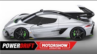 Koenigsegg Jesko  The 482 KMH road legal hypercar  Geneva International Motor Show  PowerDrift [upl. by Ynittirb]