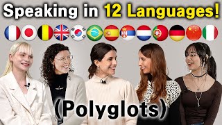 5 Polyglots Speaking 12 Languages Keep Switching Languages Polyglots Compilation [upl. by Herzig]