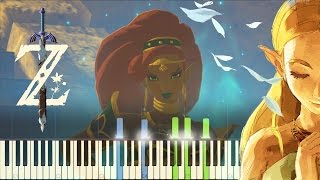 The Legend of Zelda Breath of the Wild  Urbosas Theme  Piano Synthesia [upl. by Micheline]