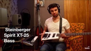 TEST Steinberger Spirit XT25 Standart Bass [upl. by Herbst]