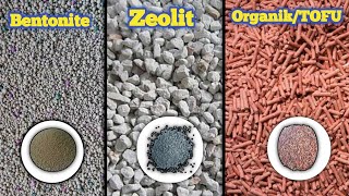 Perbedaan dan Manfaat Pasir Bentonite Zeolit dan Organik Tofu Untuk PUP Kucing [upl. by Aiehtela373]