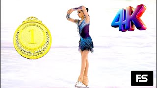 Камила Валиева Kamila VALIEVA🇷🇺🥇Free Skate 2020 Junior Russian Championships 2 Quads 4K [upl. by Damicke]