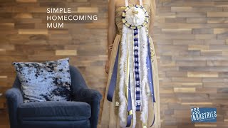 DIY Simple Homecoming Mum [upl. by Wescott]