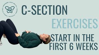 Best Exercises After Csection First 6 Weeks [upl. by Lolande]