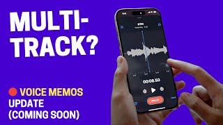 NEW Voice Memos Feature 2 Tracks [upl. by Hplodur45]