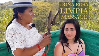 DOÑA ROSA  ASMR MASSAGE SPIRITUAL CLEANSING CUENCA  LIMPIA Pembersihan spiritual [upl. by Surtemed]