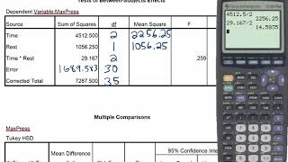 ANOVA Factorial Experiment Example 1591tech [upl. by Enohpets]