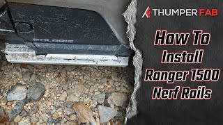 Polaris Ranger XD 1500 Nerf Rail Installation  Thumper Fab [upl. by Evilc]