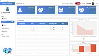 4 Hospital Management System Project Tutorial Admin Module  Advance Java Project [upl. by Forrest]