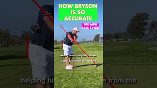 SO ACCURATE Bryson DeChambeau Slow Motion Driver Swing Analysis DTL golf golfswing [upl. by Lorenzo]