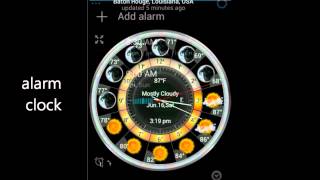 eWeather HD Radar HD Earthquakes Alerts and Barometer for Android [upl. by Nlycaj]