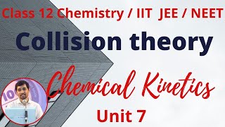 12th Chemistry Collision theory Chemical Kinetics Unit 7 Alex Maths [upl. by Brawner108]