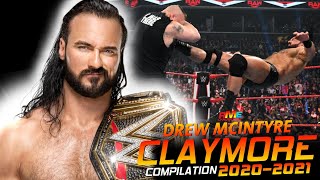 WWE Drew McIntyre  Claymore Kick Compilation 20202021  By Acknowledge Me [upl. by Slaohcin861]