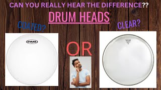 Drum Heads  Clear vs Coated [upl. by Akerdnahs]