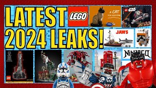 INSANE NEW LEGO LEAKS Marvel Lord of the Rings Ideas Star Wars Jurassic Ninjago  MORE [upl. by Aerised487]