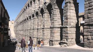 The Great Roman Aqueduct at Segovia [upl. by Jonme]