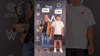 My Height vs WWE Wrestlers 😂 [upl. by Bever]