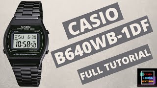 Casio BLACK Collection Unisex Adults Watch B640WB1ADF [upl. by Savior142]