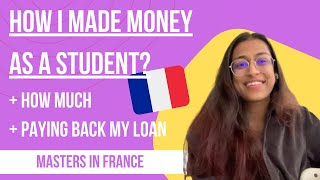 STUDENT INCOME IN FRANCE  ESSEC Business School  Masters in France for Indian Students [upl. by Siramay325]