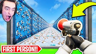 FIRST PERSON Gameplay in Fortnite DEATHRUN [upl. by Michelsen]