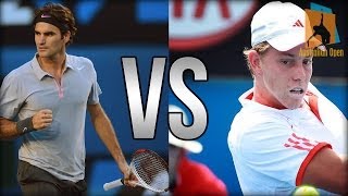 Roger Federer Vs James Duckworth Australian Open 2014 Highlights [upl. by Lennie]