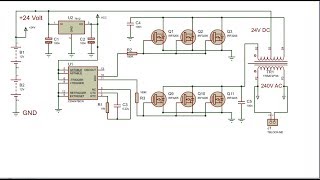 Powerful 1000 Watt inverter with CD4047 and IRF3205 Power MOSFET [upl. by Eisset215]