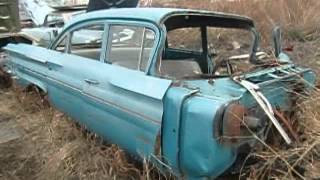 Junkyard Tour 50s 60s 70s Classics Part 1 of 3 [upl. by Nnahgem]