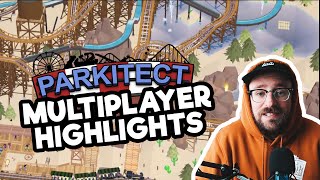 Shneedlewoods Park amp mehr  Parkitect Multiplayer Freizeitpark Highlight Showcase [upl. by Akimahs168]