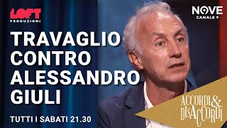 Travaglio contro Alessandro Giuli [upl. by Ike]