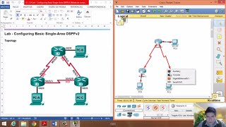 5119 Lab  Configuring Basic SingleArea OSPFv2 [upl. by Tanney962]