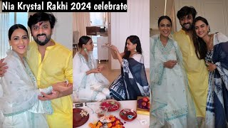 Nia Sharma celebrate Rakhi 2024 with Krystal dsouza and vinay  nia Sharma  Krystal dsouza [upl. by Salokcin494]