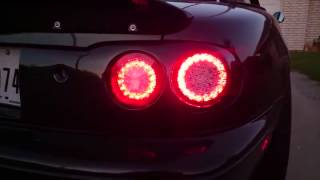 CarbonMiata Quad LED Tail Lights Rear Panel  TopMiatacom [upl. by Arihaj]