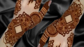 Stylish amp Attractive Back Hand Mehndi Designs ll Easy Latest Arabic Mehndi Design l New Henna Design [upl. by Arva]