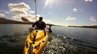 Darrens Kayaks Trolling motor kayak session [upl. by Ecienal]