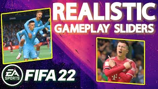 FIFA 22 TUTORIAL SLIDERS REALISMO  IMPOSTAZIONI CAMERA E GIOCO PER GAMEPLAY SIMULATIVO  NEXT GEN [upl. by Delora]